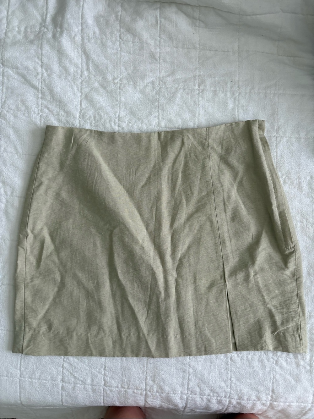 H&M Linen Mini Skirt